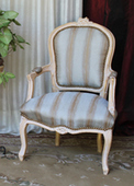 Fauteuil Cabriolet de Style Louis XV